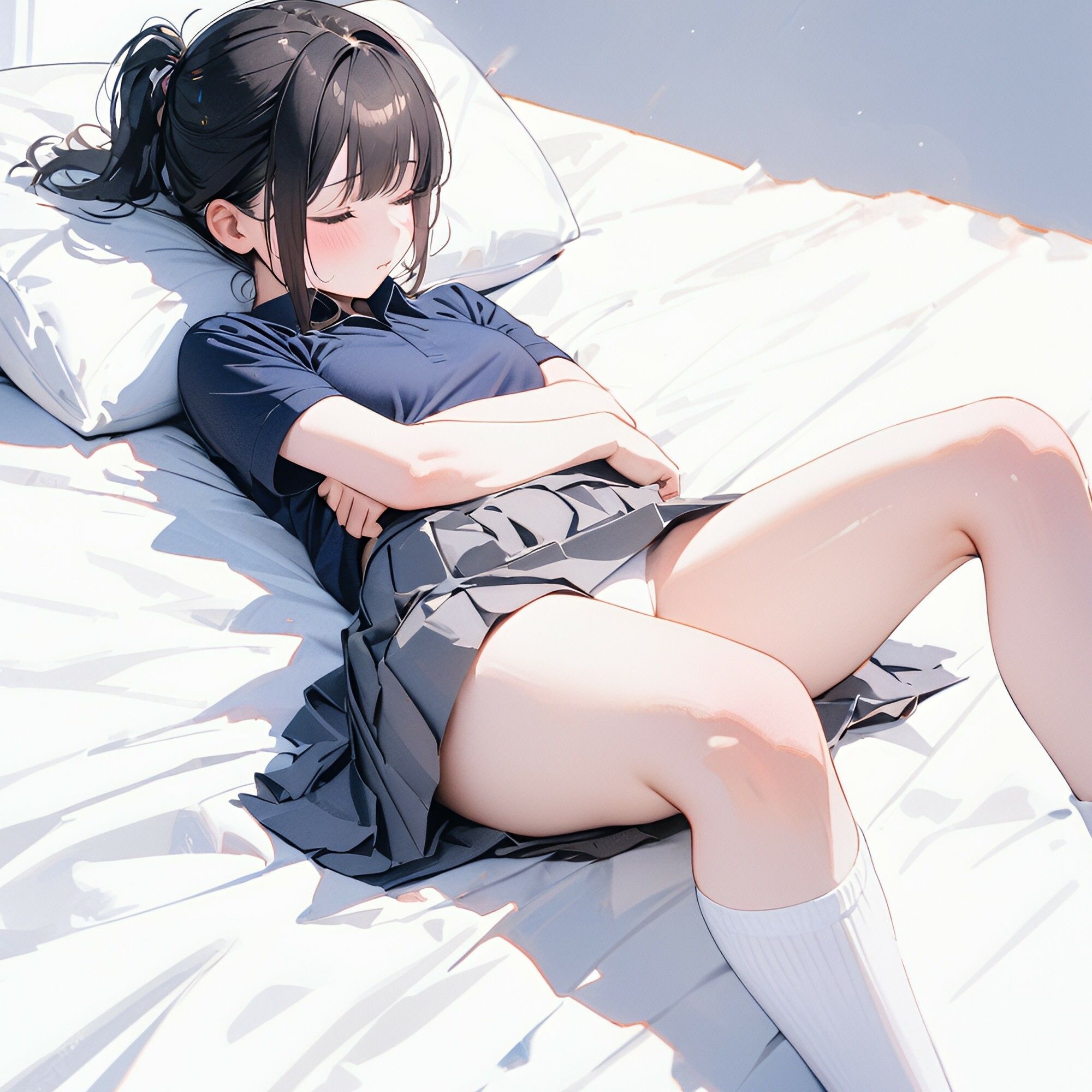 眠る少女（制服編）3 画像7