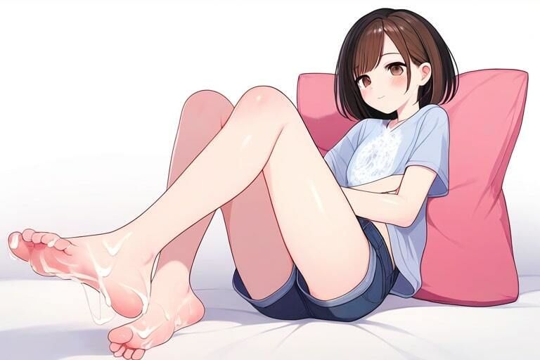 純情そうな子ほど意外とエロい〜足コキでいいんですか？挿れてもいいですよ〜 画像10