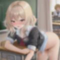 ぼさぼさ金髪ちゃんのどこでも露出！！ 画像2