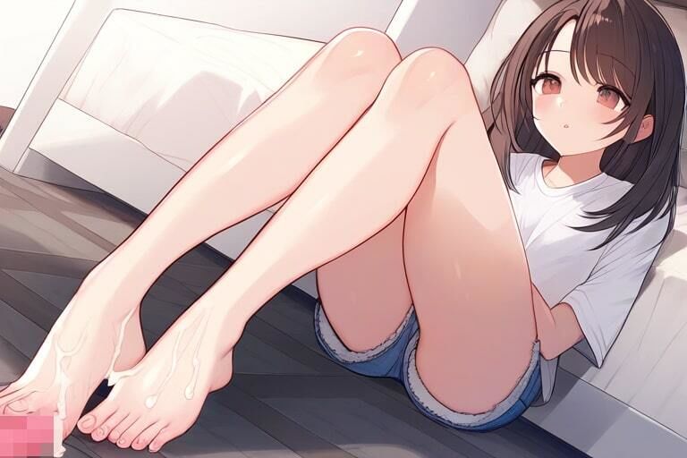 ボーっとしてる女の子の足コキ〜お金くれれば何してもいーですけど〜