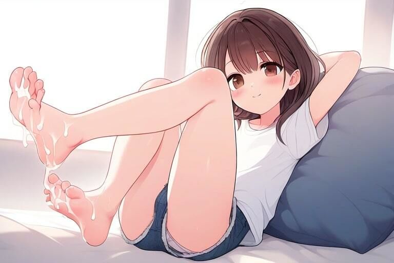 まだよくわかってない妹に足コキしてもらう〜またお兄ちゃんと遊びたいなぁ〜 画像1