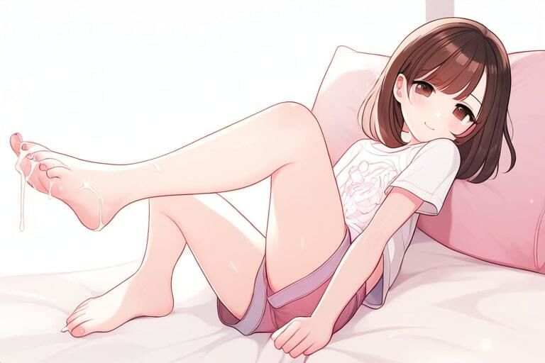 いつも眠そうな夢かわ女子のとりこ〜透き通るような素足で足コキ〜 画像10