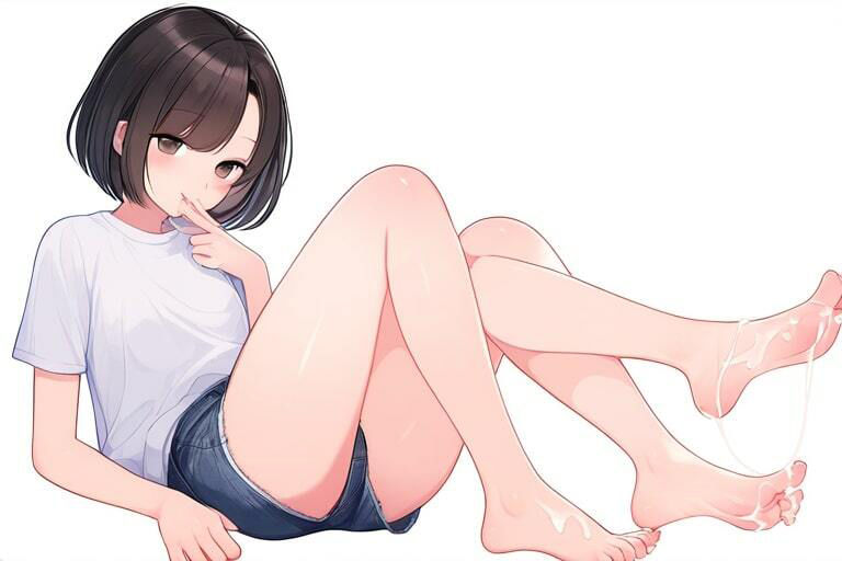 年下の女の子に癒しと快楽をもらう〜足コキでぶっかけする日々〜 画像4