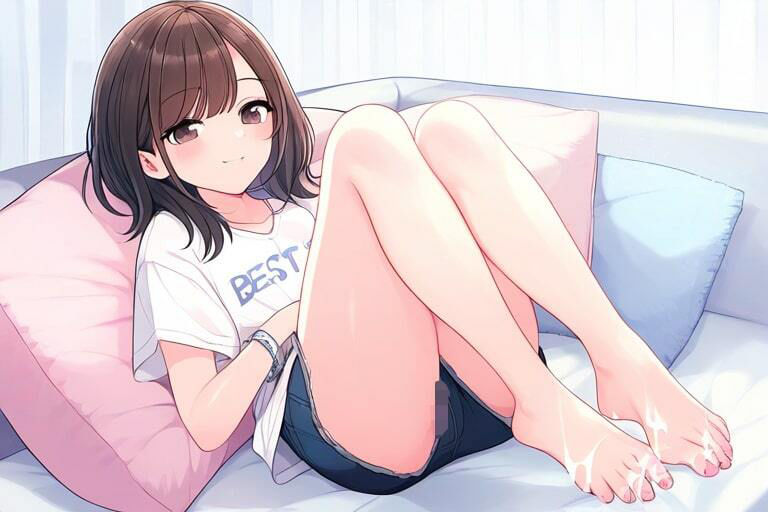 イケてる女の子は足技がお得意〜透き通った白色の足でふみふみ〜1