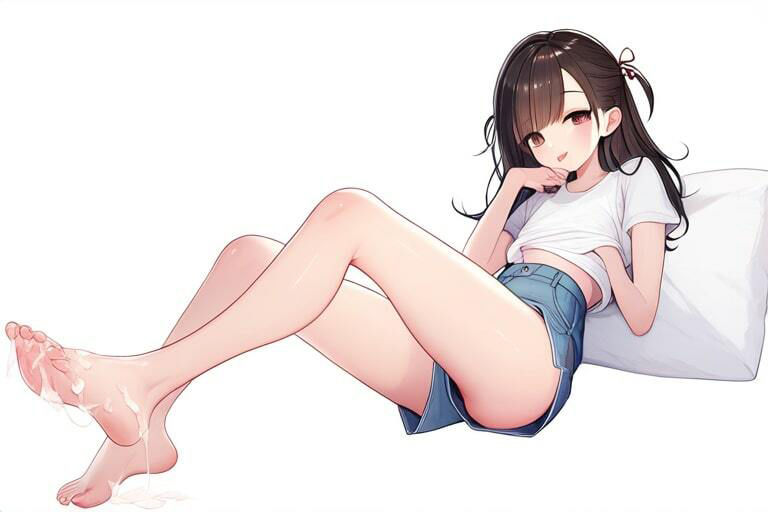 活発な女の子ほど性欲が強い〜悔しそうに足コキしてもらう〜 画像1