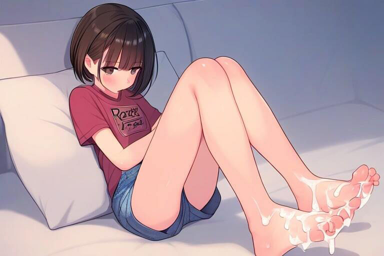 活発な女の子ほど性欲が強い〜悔しそうに足コキしてもらう〜 画像10