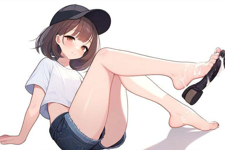 幸薄そうな女の子で足コキ捨て〜濃厚子種をぶっかける〜 画像10