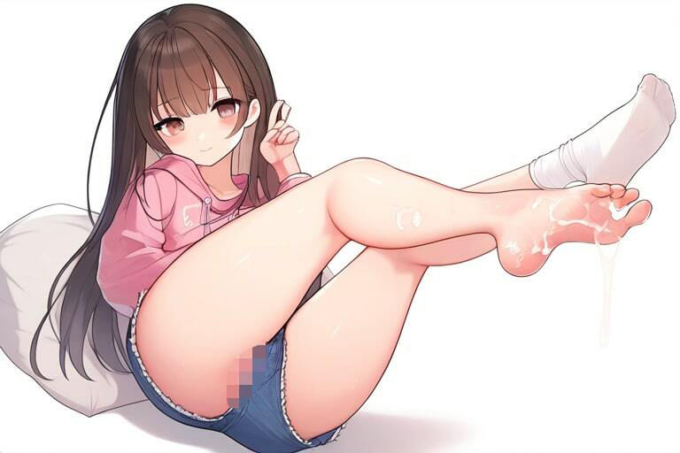 年下の女の子の足で性癖コキ捨てる〜ぶっかけてもいいですよ？〜 画像1