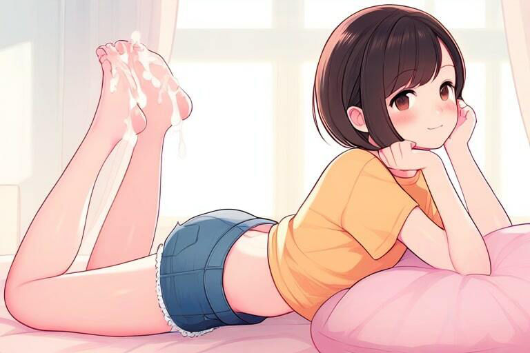 無口系女の子の足で足コキさせる〜何しても許してくれる天使〜 画像2