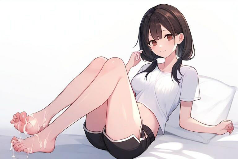 無口系女の子の足で足コキさせる〜何しても許してくれる天使〜 画像3