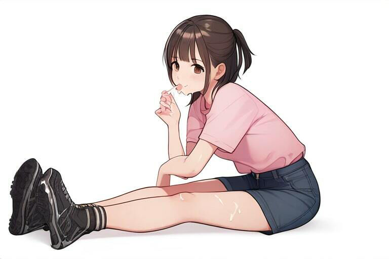 無口系女の子の足で足コキさせる〜何しても許してくれる天使〜 画像7