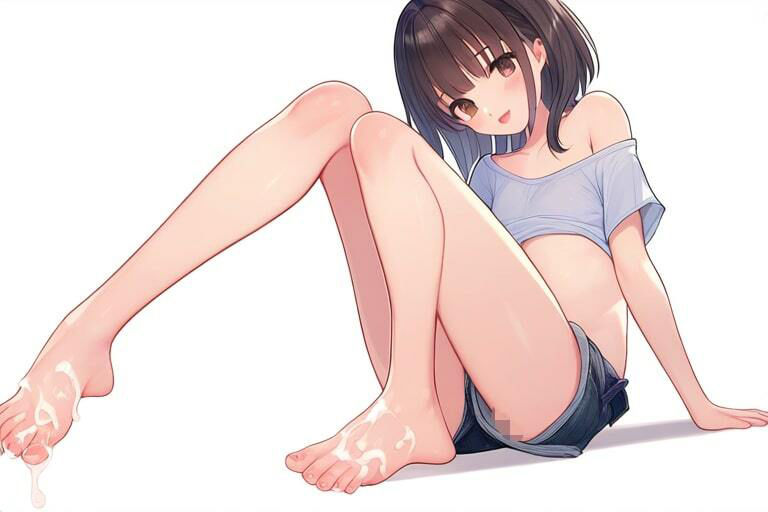 無口な女の子に頼み込んで踏んでもらう〜おじさんと足コキレッスン〜 画像5