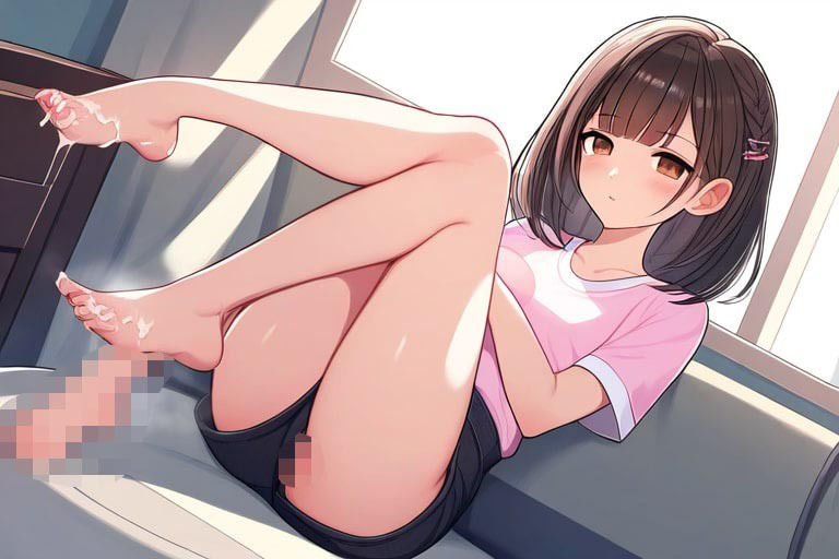 無口な女の子に頼み込んで踏んでもらう〜おじさんと足コキレッスン〜 画像8