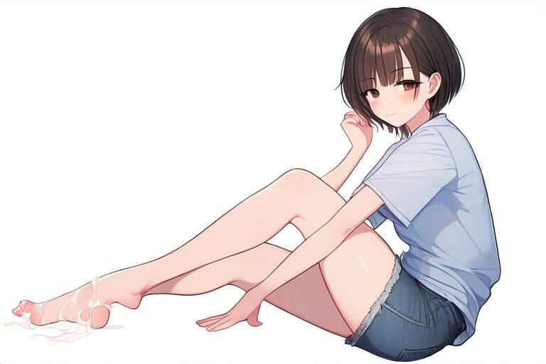 清楚な女の子に懇願足コキ〜足にぶっかけイキ抜き〜 画像7