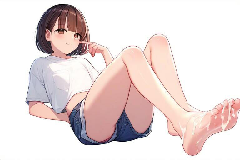 清楚な女の子に懇願足コキ〜足にぶっかけイキ抜き〜 画像9