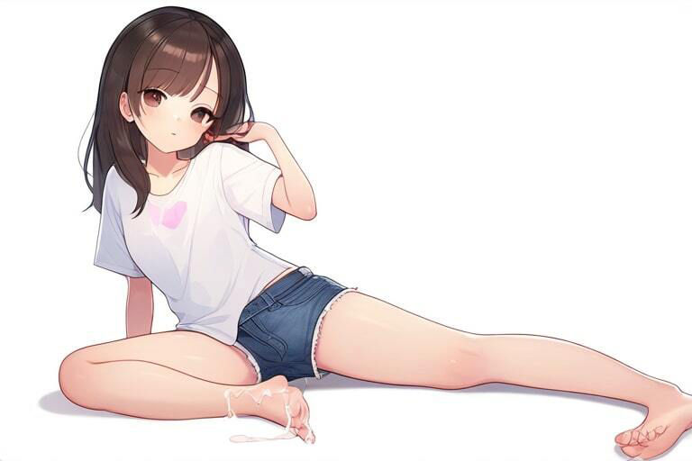 Sっ気のある女の子に足コキ〜全身にぶっかけまくる〜 画像10