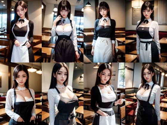 カフェの清楚系美人店員は実はドMの淫乱だった CG集R18 390枚＋非エロ33枚 画像1