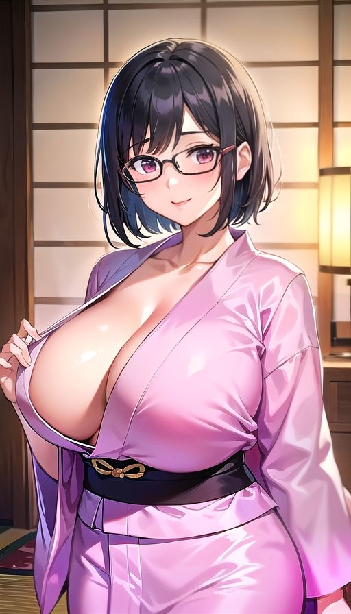 黒髪巨乳美人温泉旅行 画像3