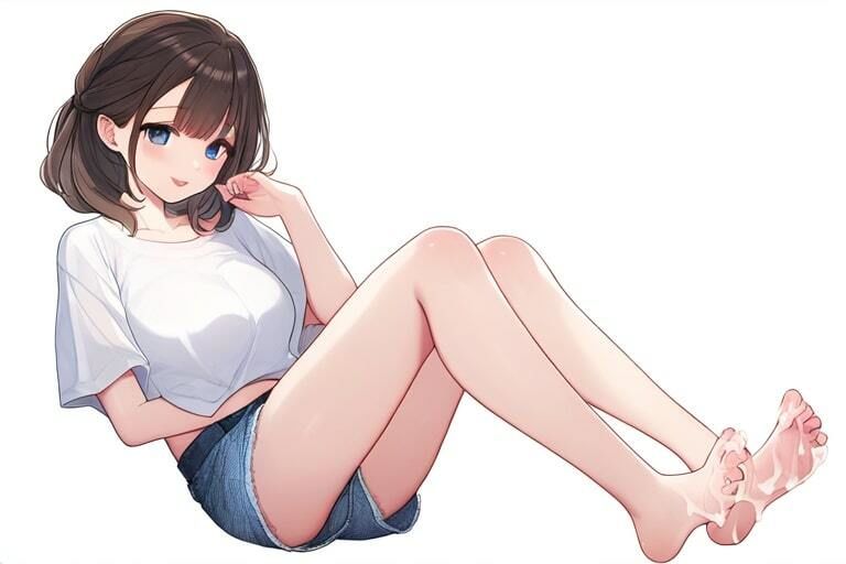 純粋な女の子をHに調教〜足コキはぶっかけが基本〜 画像2