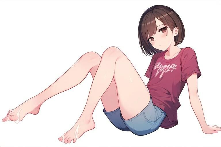 純粋な女の子をHに調教〜足コキはぶっかけが基本〜 画像8