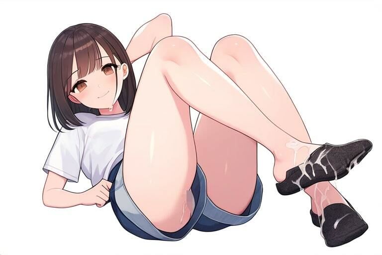 膨らみかけな女の子は抜ける〜無表情で足コキ〜 画像2