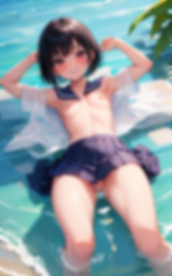 海辺の誘惑少女2 画像1