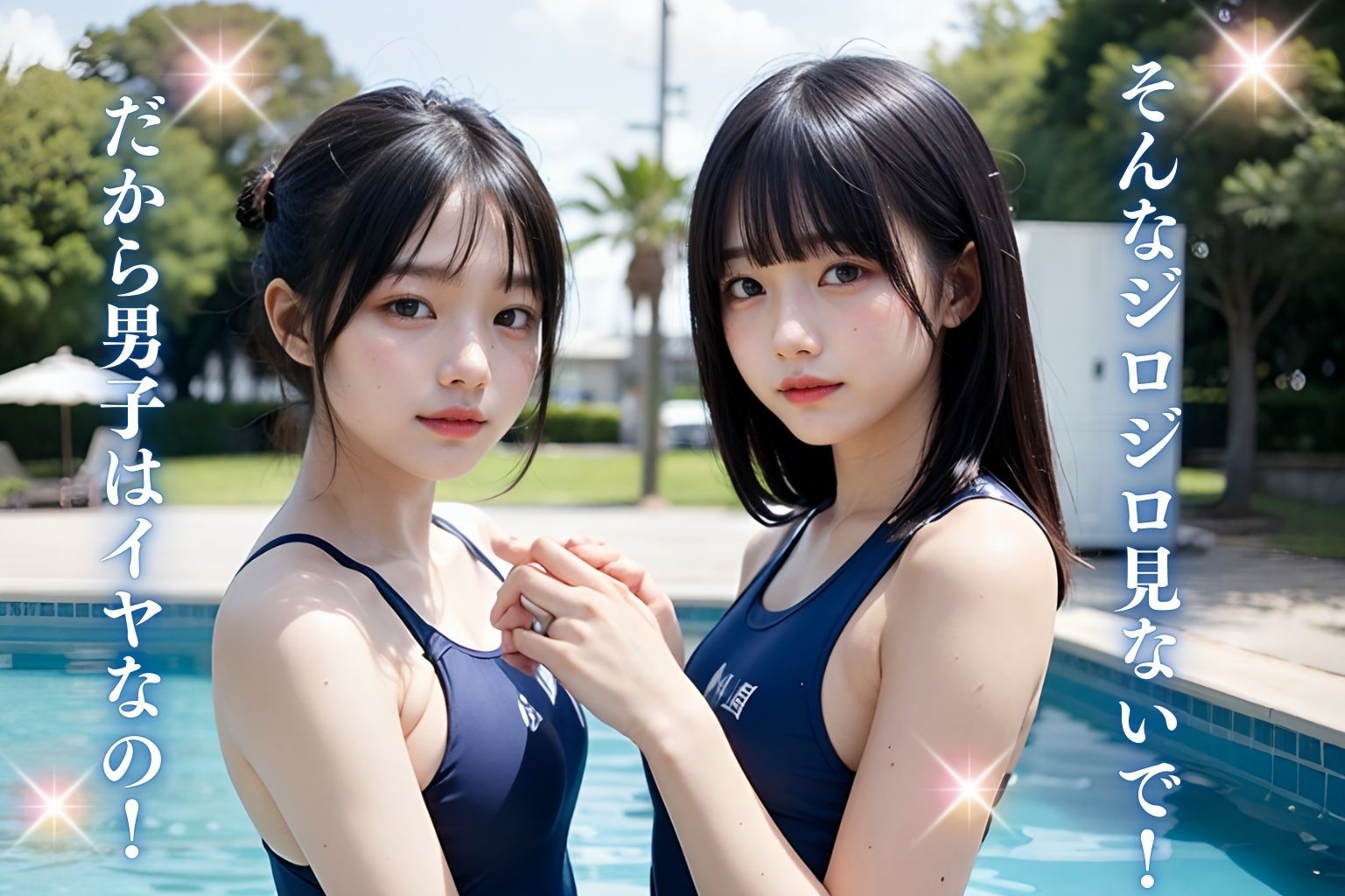 スク水女子校生の真夏のえっちな思い出 イメージ画像4