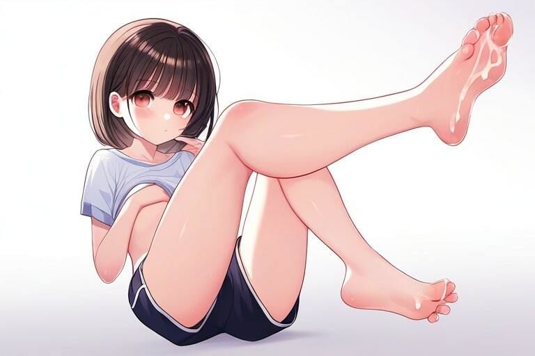 おませな女の子はエッチに興味津々〜足コキっていうんだよ〜_6