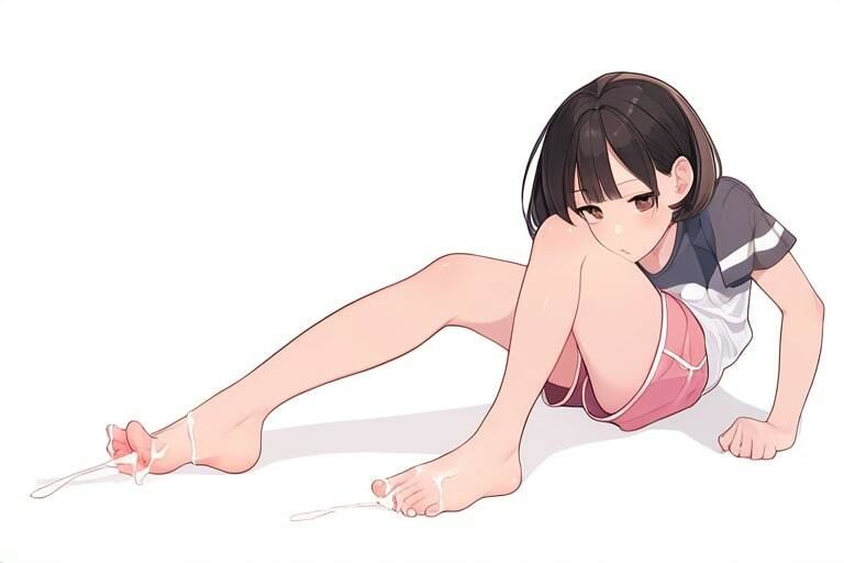 おませな女の子はエッチに興味津々〜足コキっていうんだよ〜_9