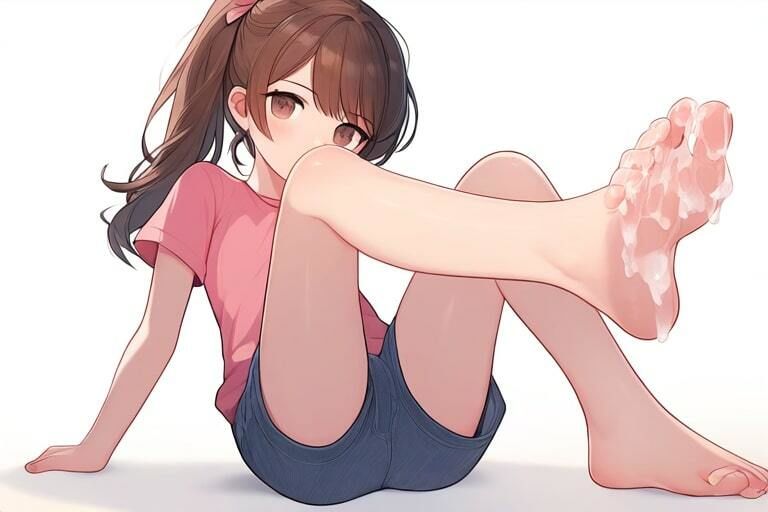 おませな女の子はエッチに興味津々〜足コキっていうんだよ〜_10