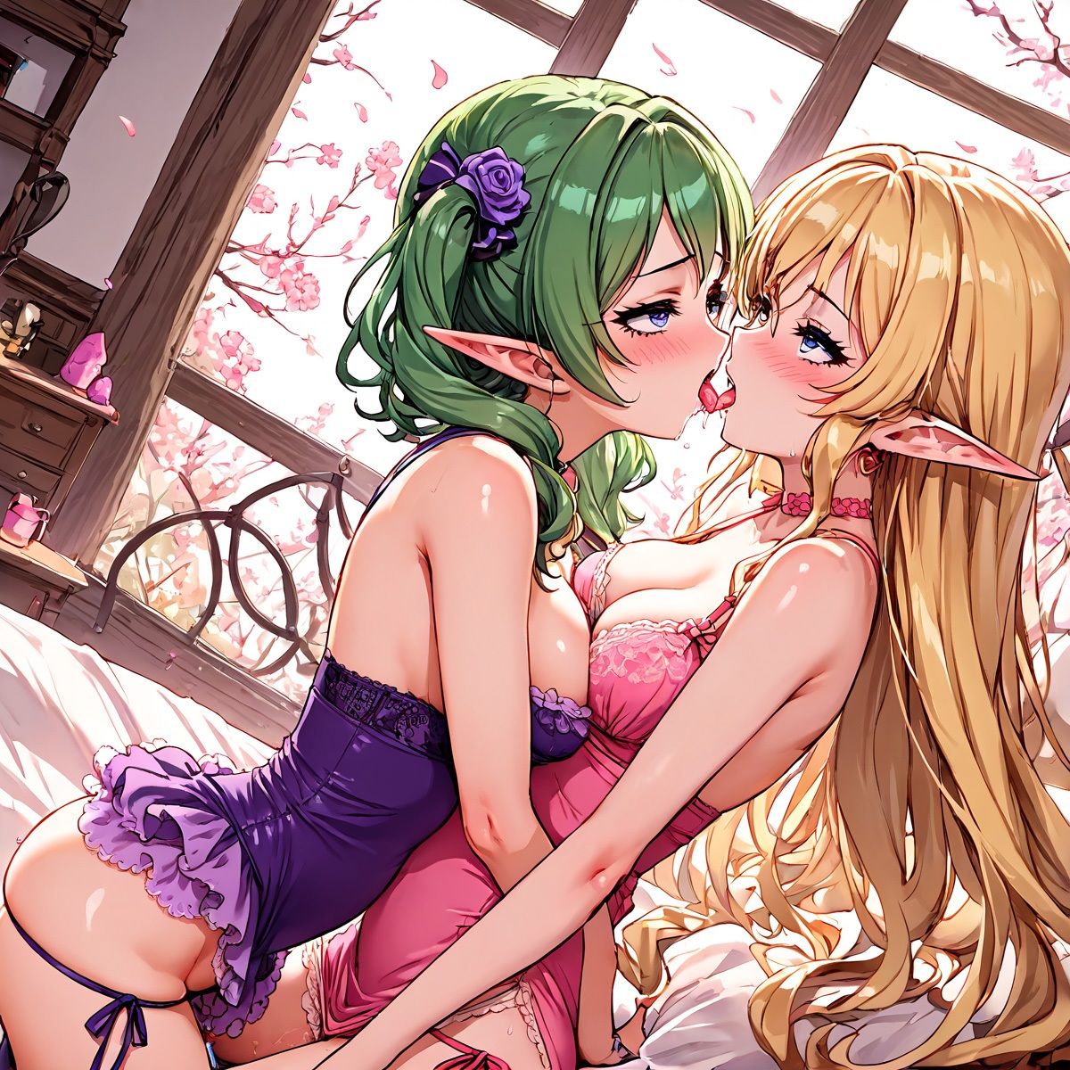 エルフだってイチャイチャしたい。百合編3 画像3