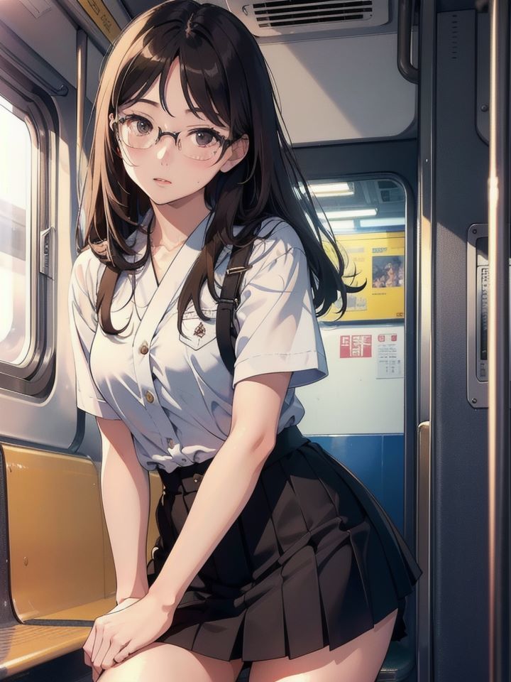 『もっとシテ』電車で見かける可愛くて色白でおっぱいが大きい彼女は僕にとってアイドル的な存在だった