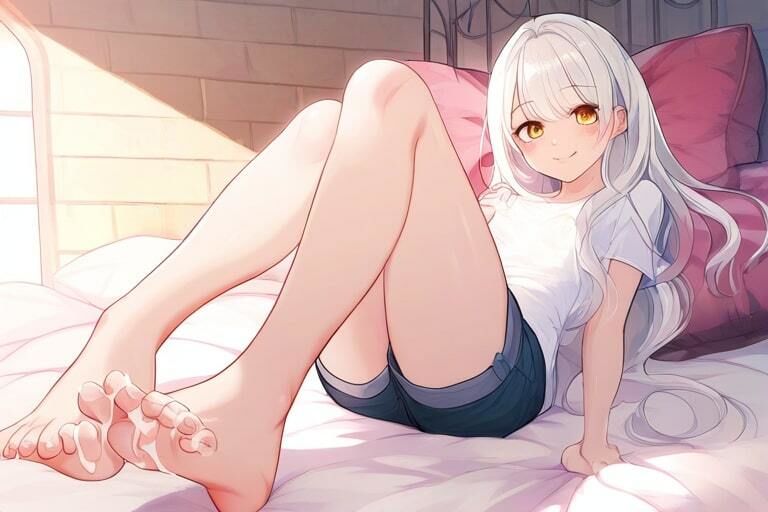 ツーサイドアップな女の子の足〜枯れるまでぶっかけまくる〜 画像8