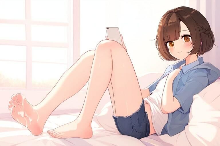 小悪魔なツインテ女子の病み堕ち足コキ〜ねーえ、わたしのこと好き？〜_10