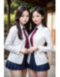 2人の可愛い女の子Ver2 画像1