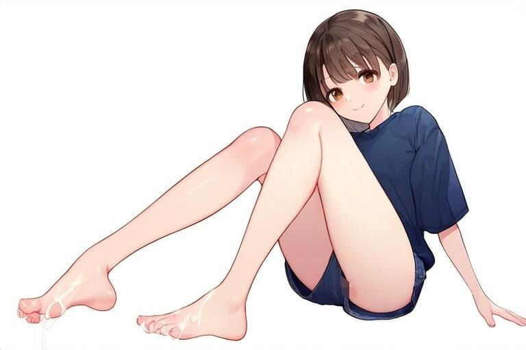 素足の綺麗な女の子と足コキ〜いっぱいシコシコして〜 画像1