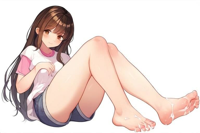 素足の綺麗な女の子と足コキ〜いっぱいシコシコして〜9