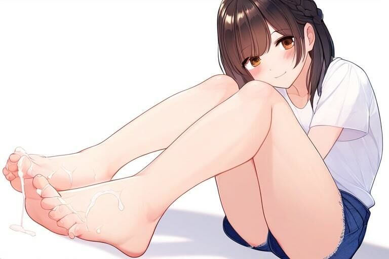 素足の綺麗な女の子と足コキ〜いっぱいシコシコして〜 画像10