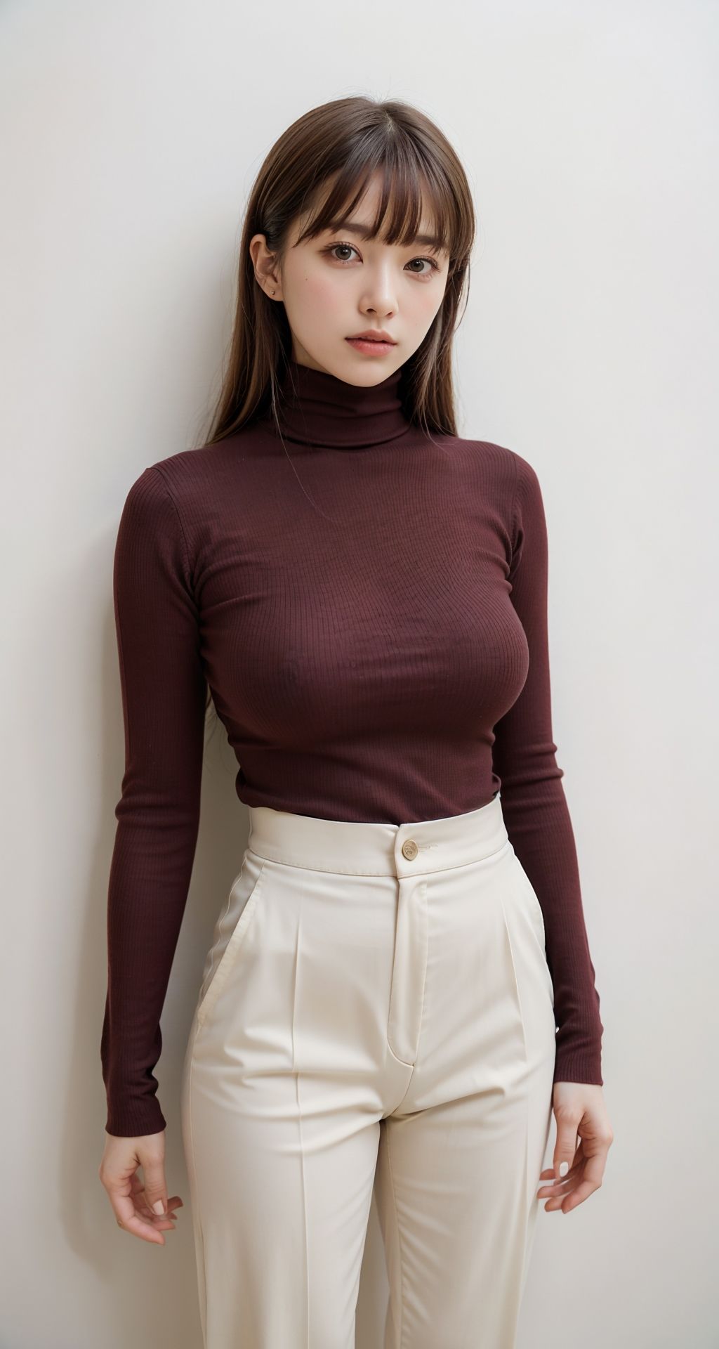 turtleneck，