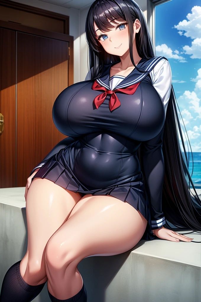 爆乳コスプレ美女【妄想イラスト美女図鑑vol.120】 画像3