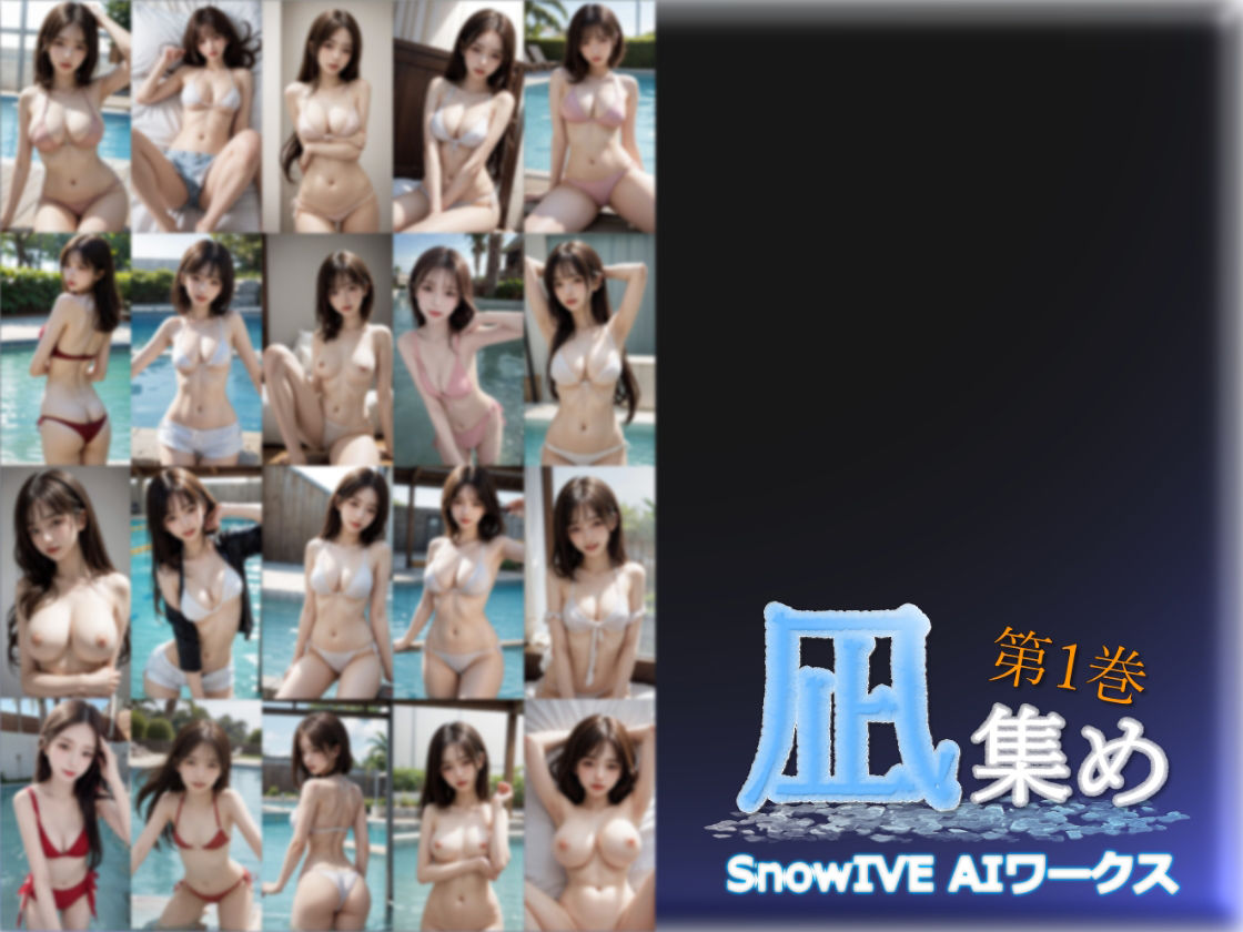 【訳アリ・お徳用パック】 凪集め 第1巻ー SnowIVE AIワークス ー 【全167枚】1