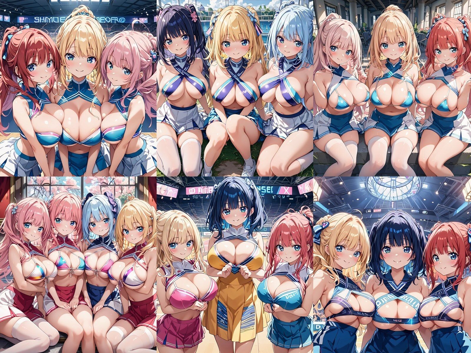 チアガールハーレムを作ってボテ腹にしてやった件【ハーレム王にオレはなる】 画像1