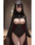教会で露出する変態巨乳シスターの日常 画像1