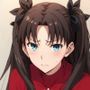 下だけ脱いだ遠〇凛と性活する