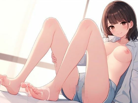 セミロング女子の足コキ～綺麗な身体いただきます～