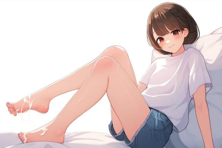 おとなしい女の子で足コキする〜性欲のはけ口〜4