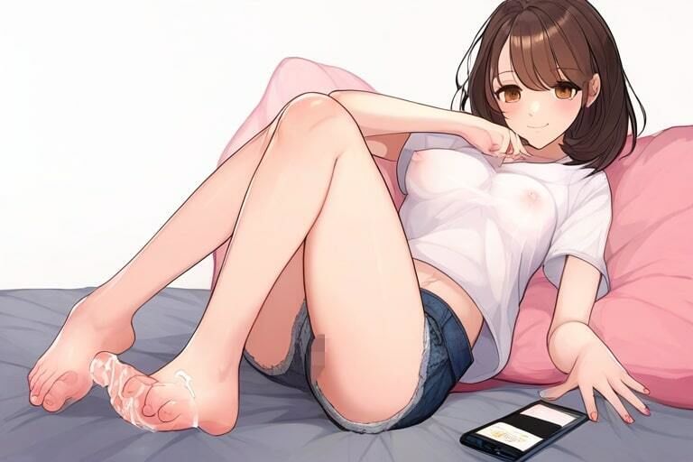 気持ちいいことが好きな女の子〜足コキと本気エッチ〜_10