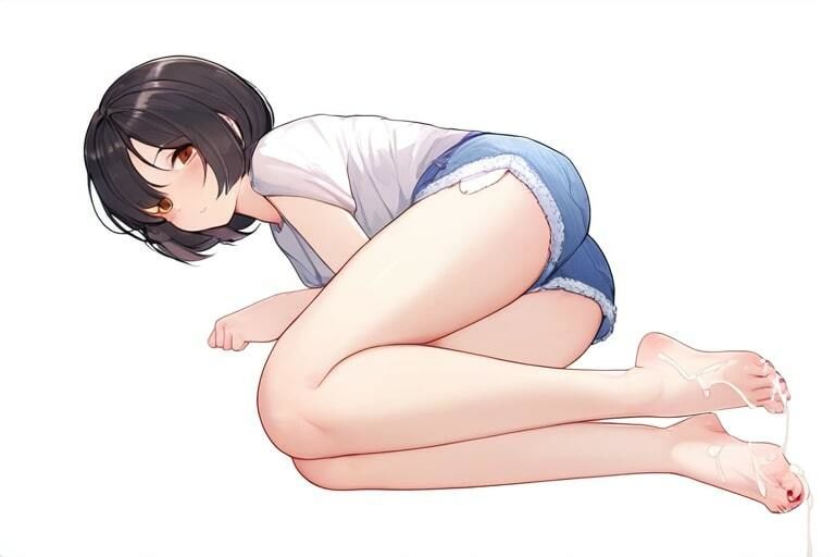 足コキでイキまくる女の子〜触れなくても絶頂〜 画像1