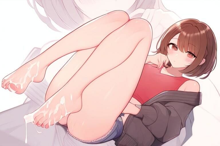 女の子の臭い足の匂いでイク！〜気持ちいいぶっかけの時間だよ〜 画像3