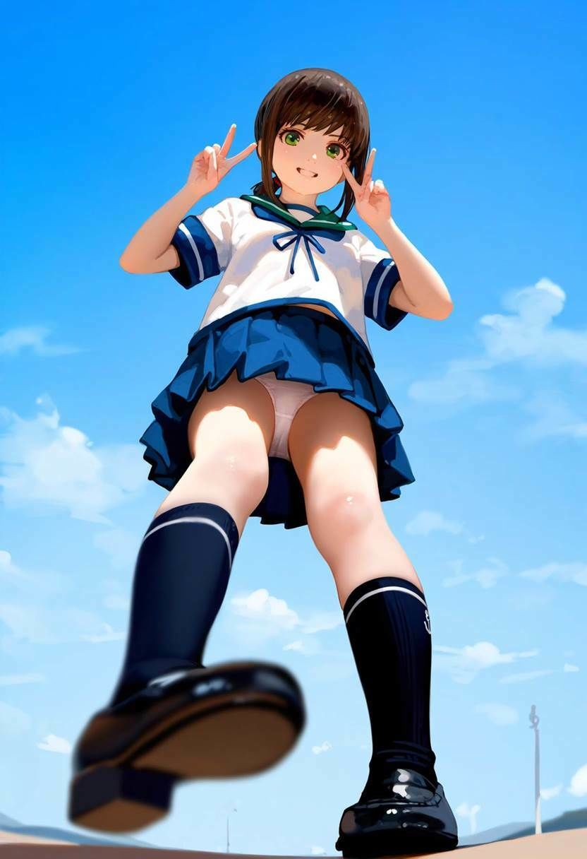 吹雪（艦〇れ） 大量ぱんつ （セーラー服） 画像5